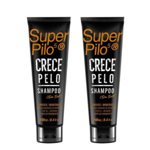 2 frascos Superpilo Shampoo Crecepelo